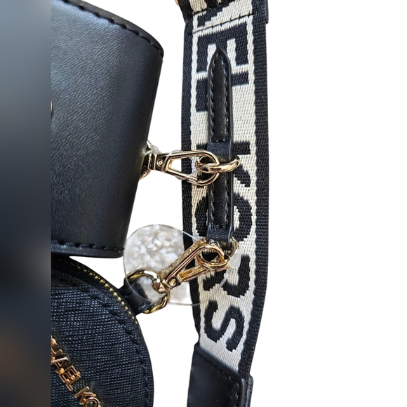 Michael Kors Black Leather Jet Set Travel Crossbody, NEW With Tags! - Picture 4 of 12